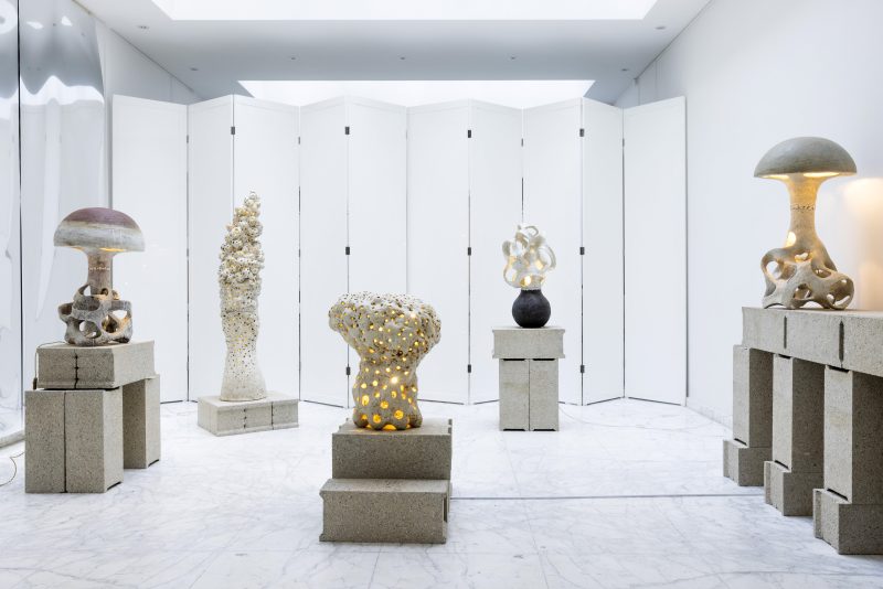 "Morilles" lamp totem