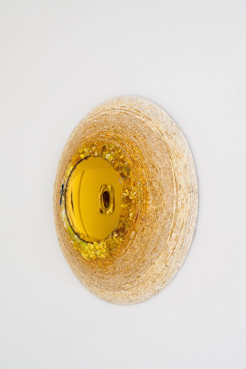 "Gold Vortex" mirror