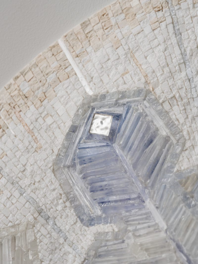 "Snowflake" bas relief