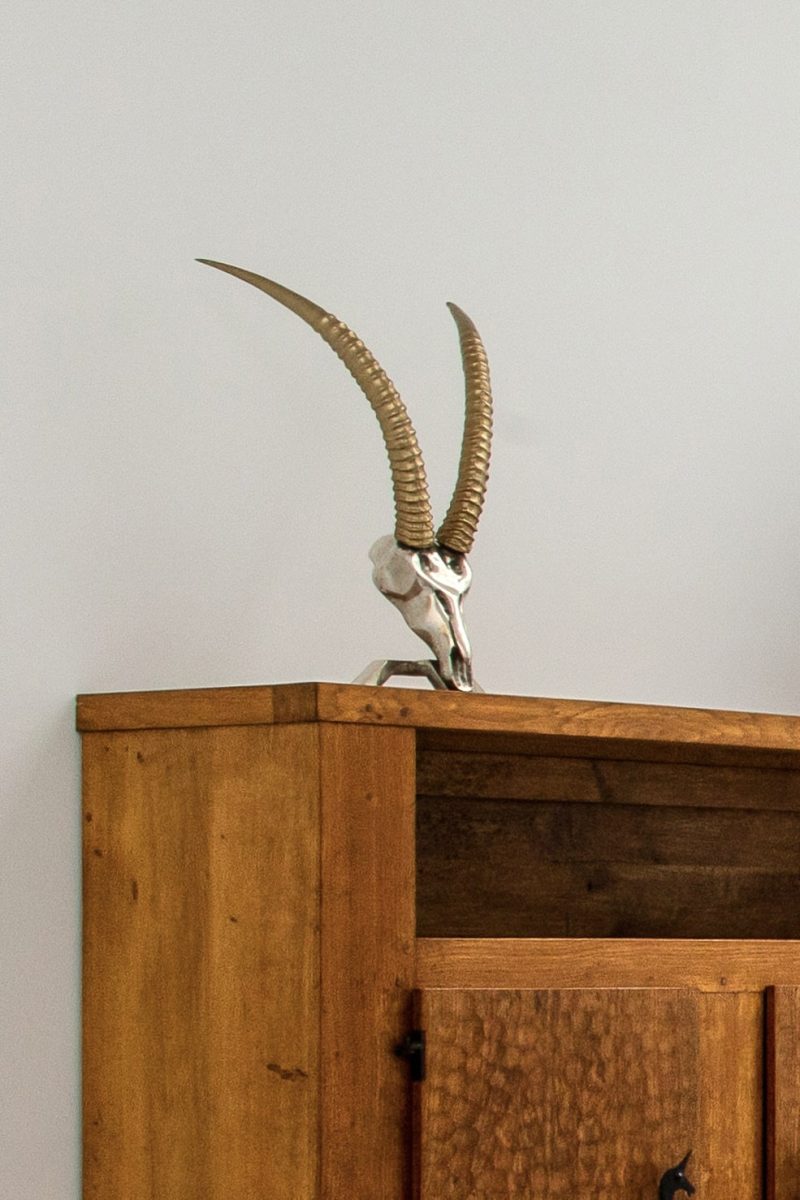 "Bucrane" sculpture