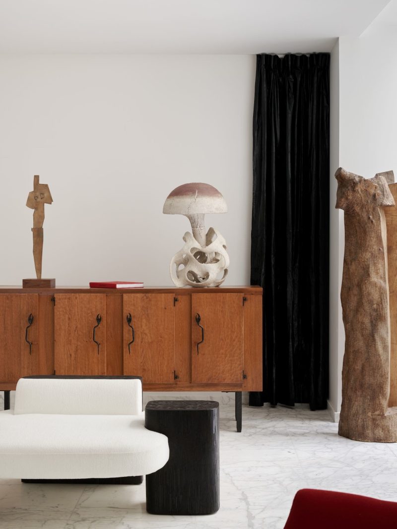 Sculptural armchair