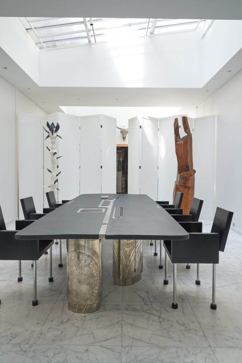"Tribal Black" dining table