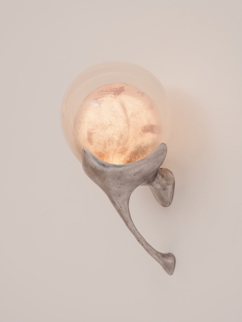 "Lunatiques" pair of sconces