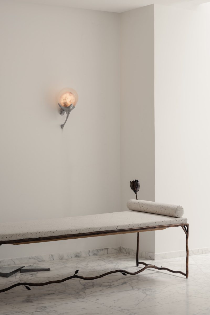 "Lunatiques" pair of sconces