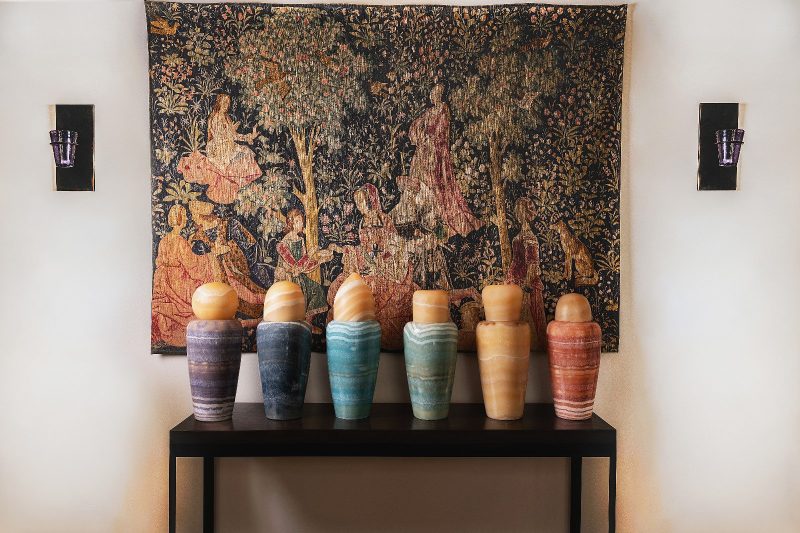 "Colorama Canopic" vases