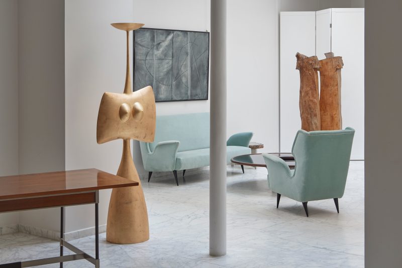 "Anthropomorphe" standing lamp