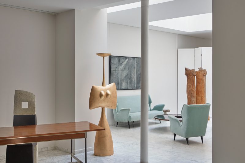 "Anthropomorphe" standing lamp
