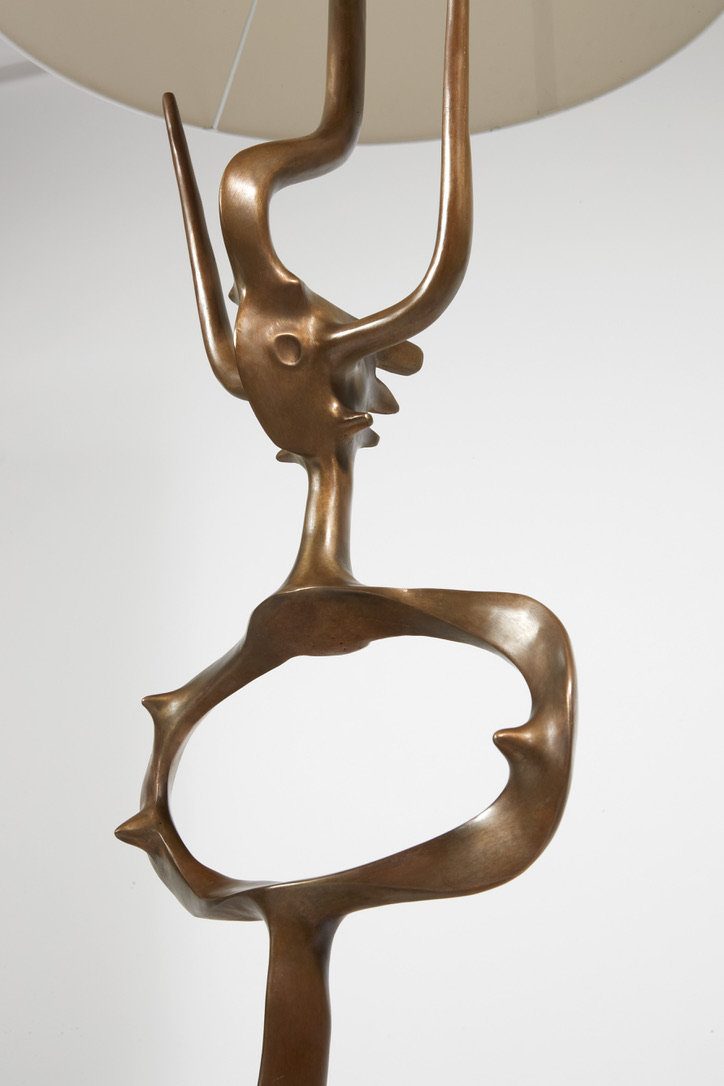 Surrealist standing lamp