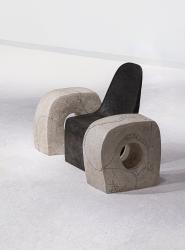 "Aztèque Noir II" armchair
