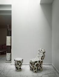 "Entrelacs" small side table