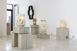 "Morille Bleutée" lamp