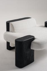 Sculptural armchair