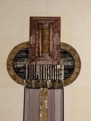 "Samouraï Noir et Or" totem