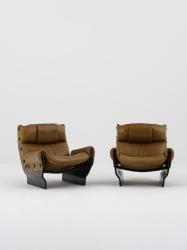 "Canada" armchairs with footrests
