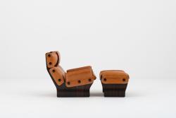 "Canada" armchairs with footrests