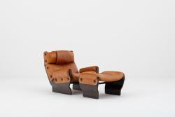 "Canada" armchairs with footrests