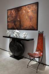 "Les Elements" 3 part centerpiece